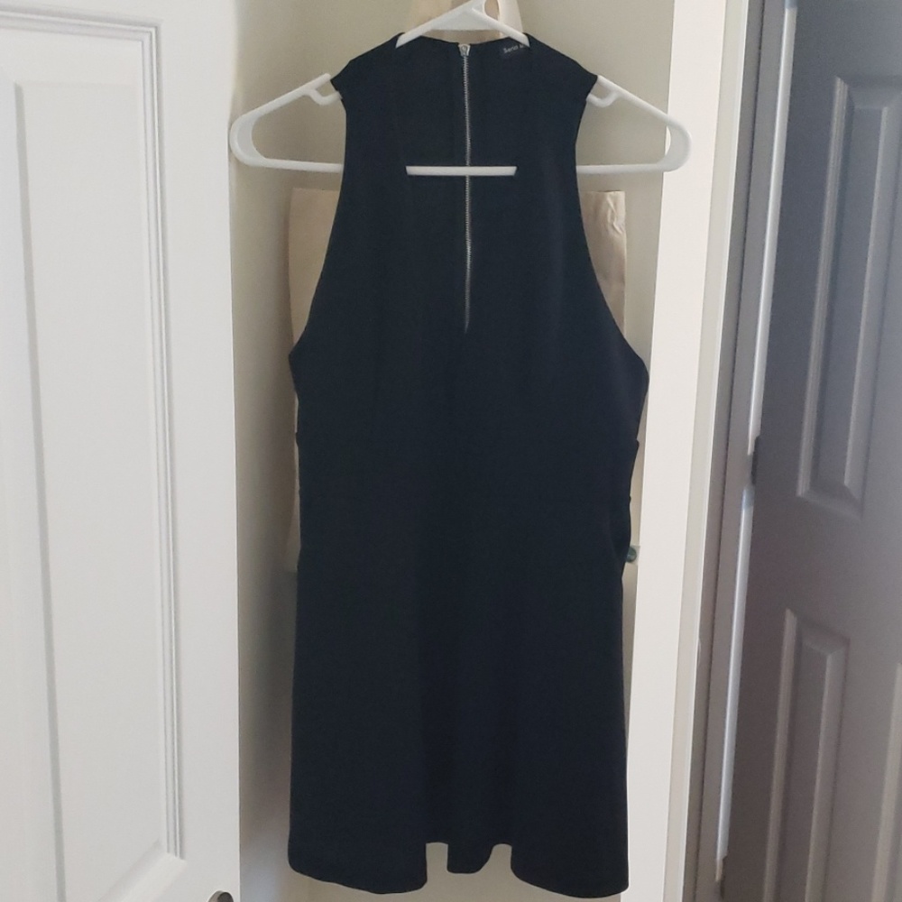Black mini dress